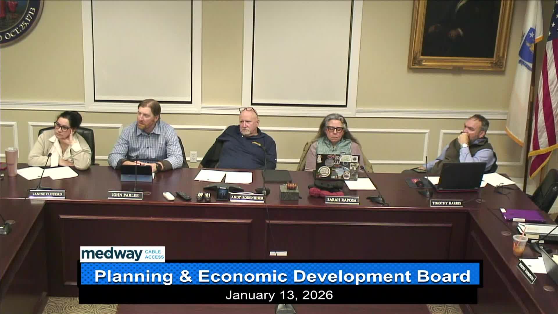 Thumbnail image for Planning & Economic Development Board Meeting January 13, 2026