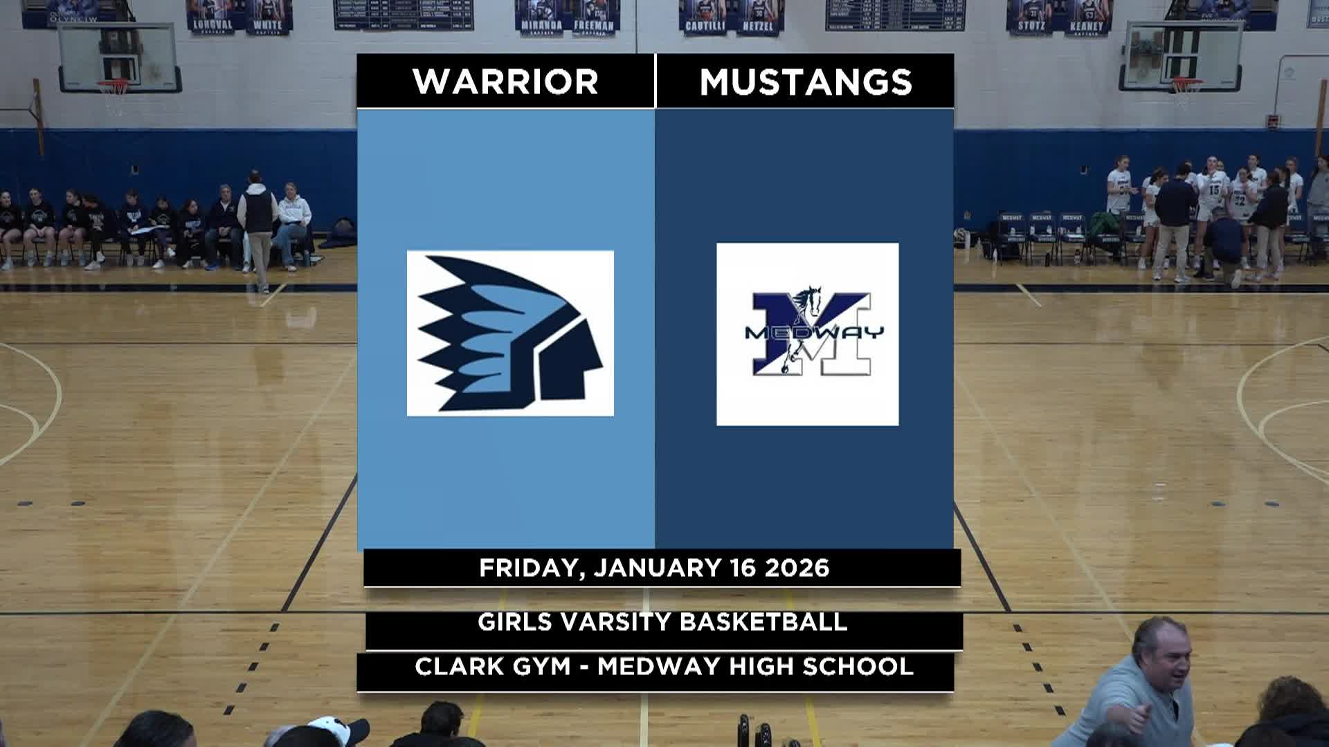 Thumbnail image for MHS Girls Basketball vs Medfield January 16th, 2026