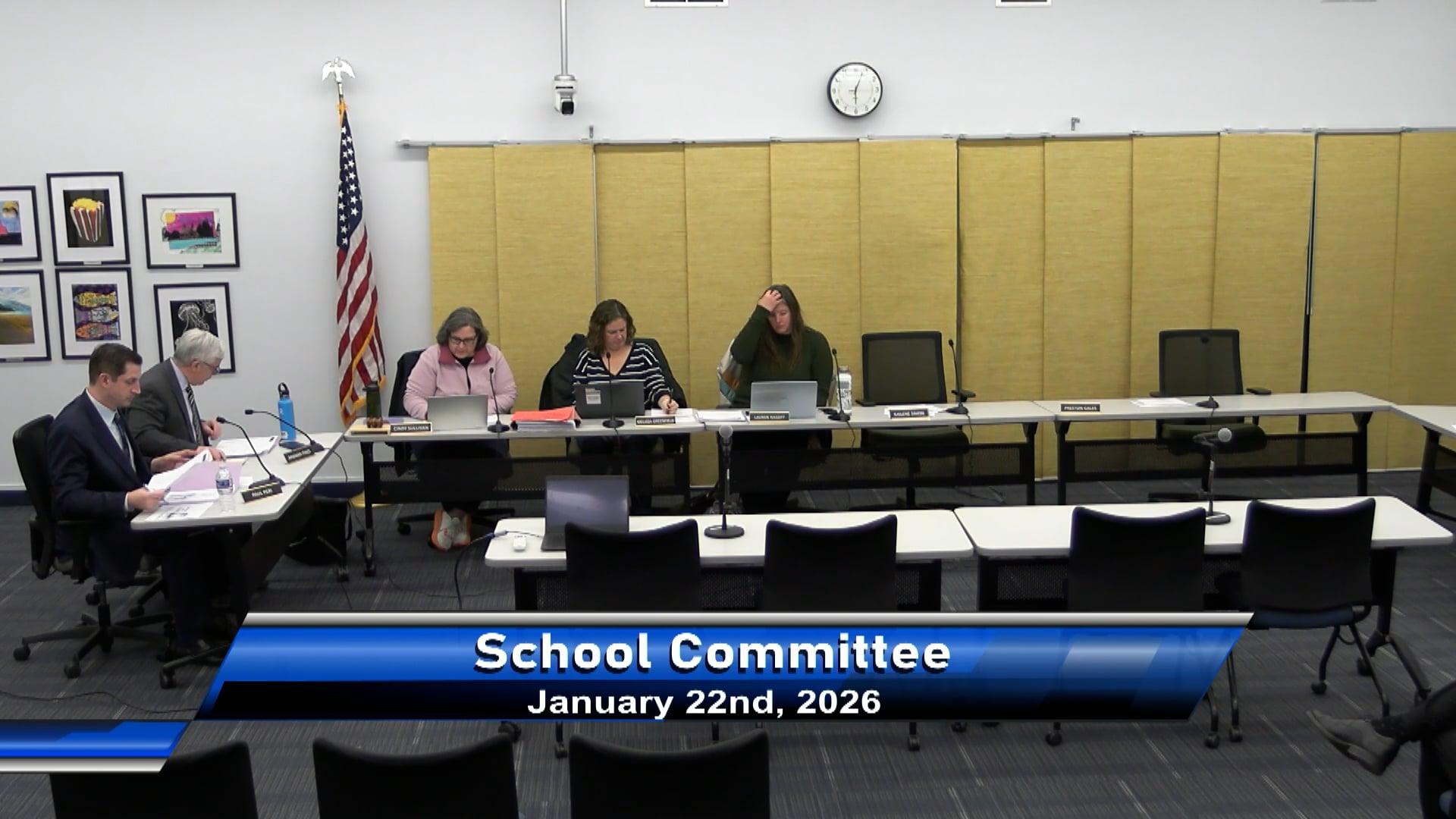 Thumbnail image for School Committee Meeting January 22, 2026