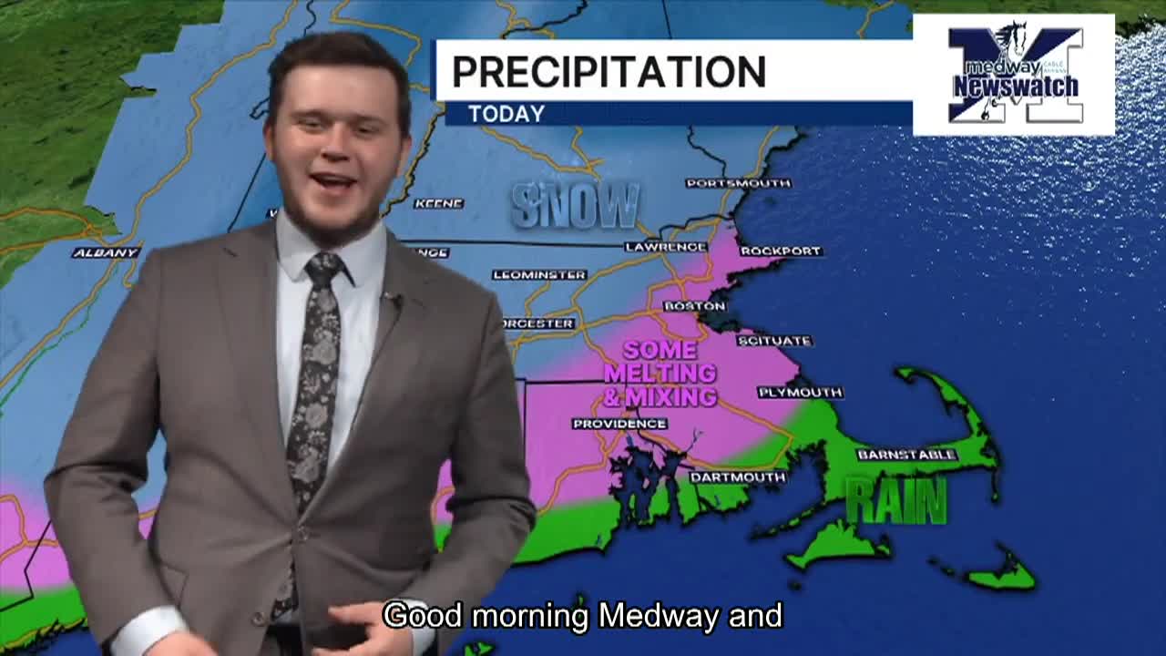 Thumbnail image for Medway High School Morning Announcements February 13, 2026