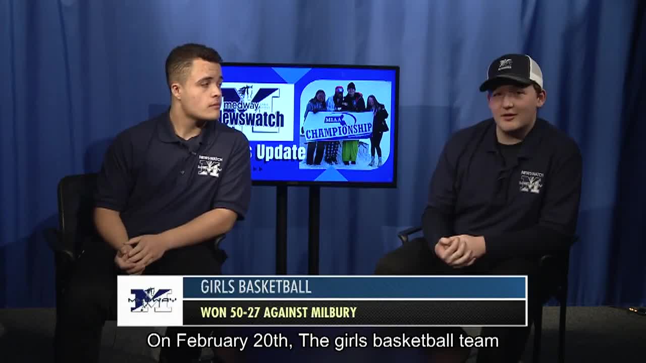 Thumbnail image for Medway High School Morning Announcements February 27, 2026