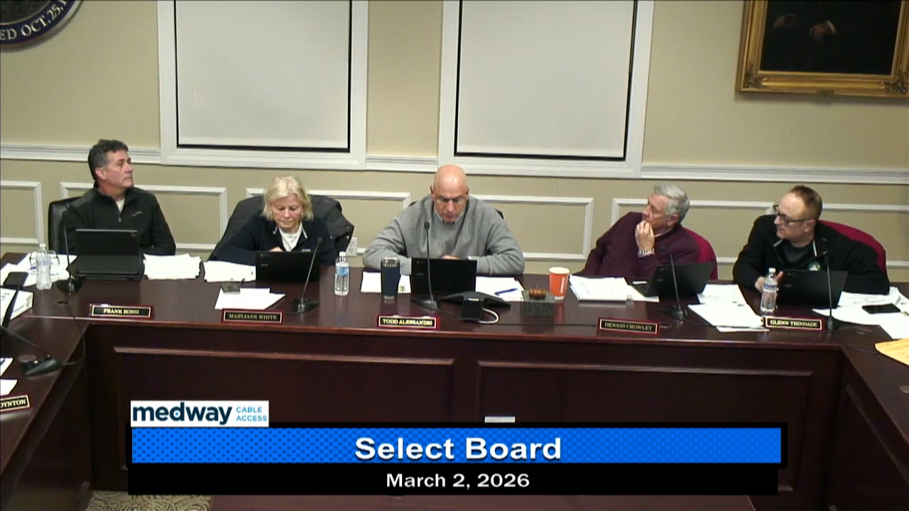 Thumbnail image for Select Board Meeting March 2nd, 2026