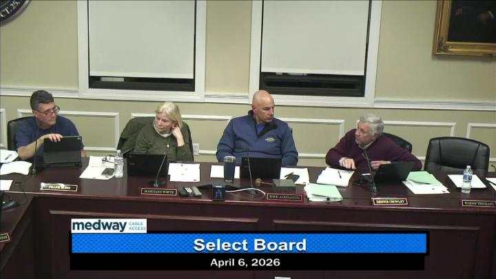 Thumbnail image for Select Board Meeting April 6th, 2026