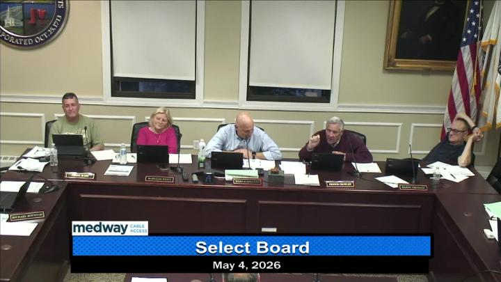 Thumbnail image for Select Board Meeting May 4th, 2026