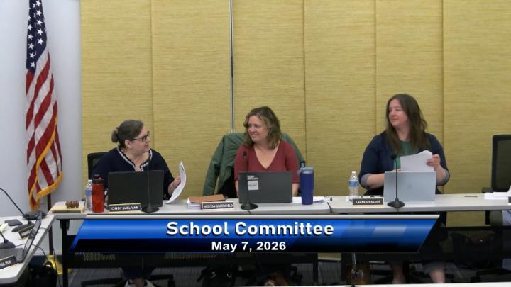 Thumbnail image for School Committee Meeting May 7th, 2026