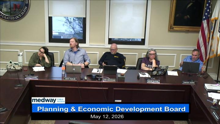 Thumbnail image for Planning & Economic Development Board Meeting May 12, 2026