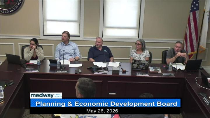 Thumbnail image for Planning & Economic Development Board Meeting May 26, 2026