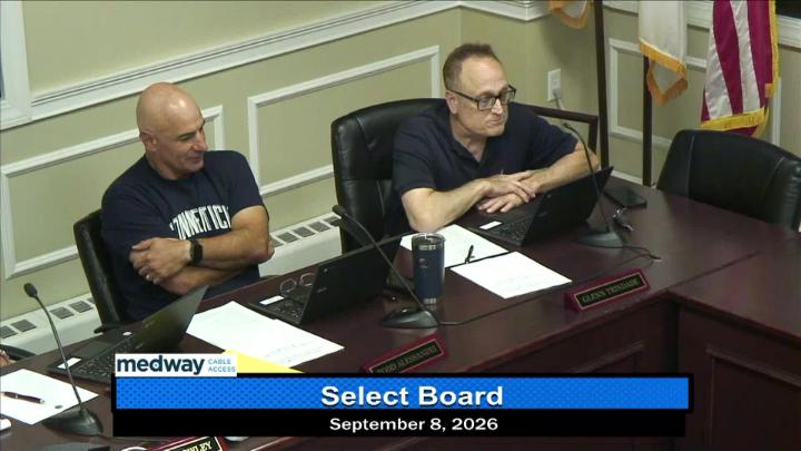 Thumbnail image for Select Board Meeting September 8, 2026