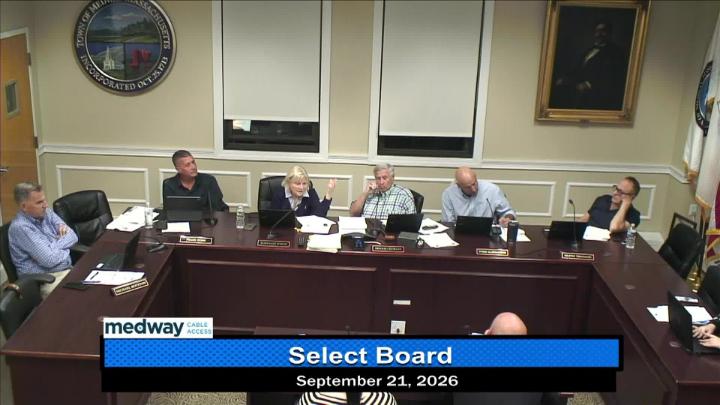 Thumbnail image for Select Board Meeting September 22, 2026