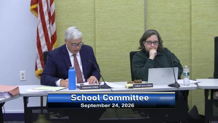Thumbnail image for School Committee September 24, 2026