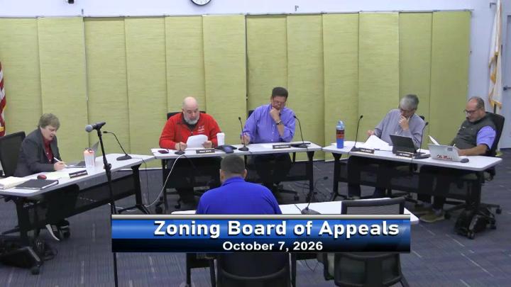 Thumbnail image for Zoning Board of Appeals October 7, 2026