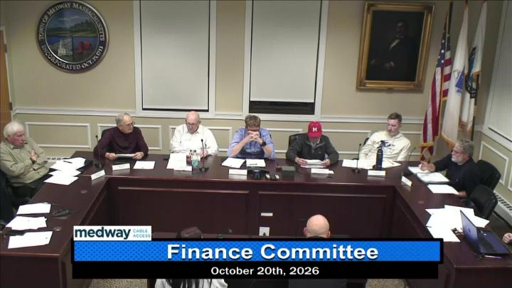 Thumbnail image for Finance Committee October 20th, 2026