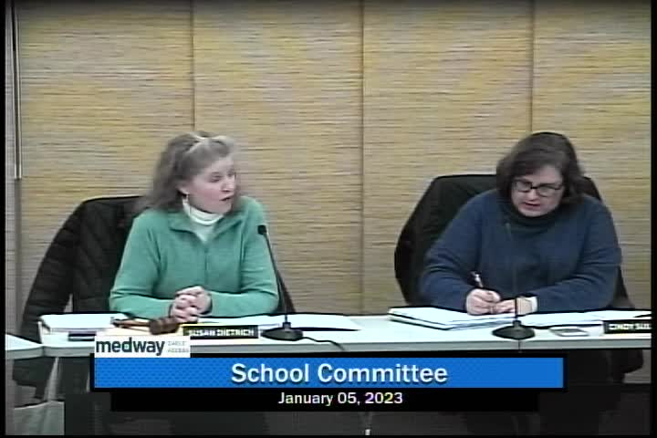 Thumbnail image for School Committee January 05, 2023