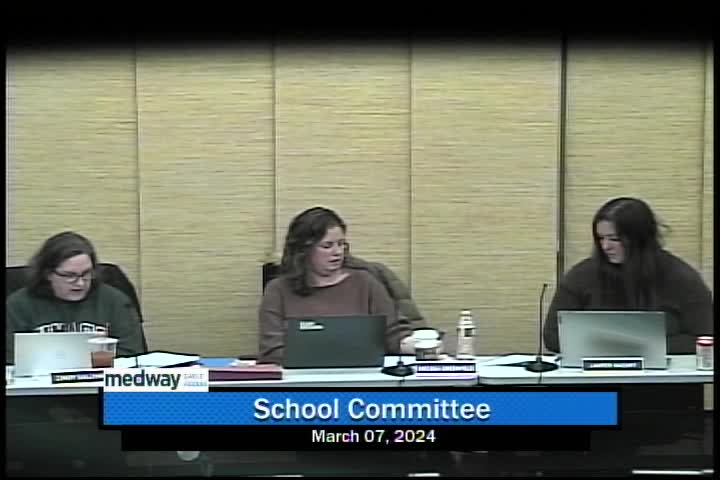 Thumbnail image for School Committee March 7, 2024